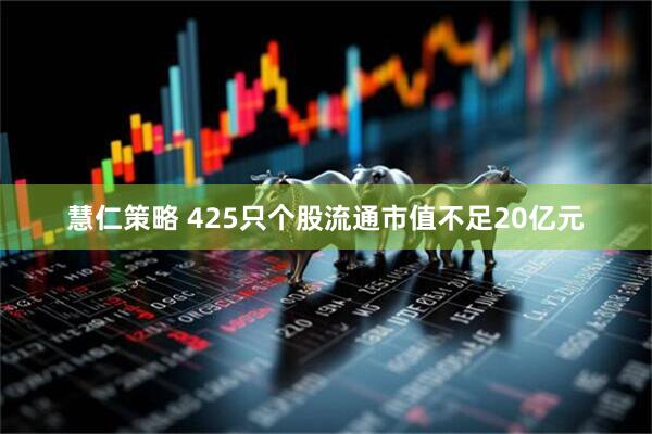 慧仁策略 425只个股流通市值不足20亿元